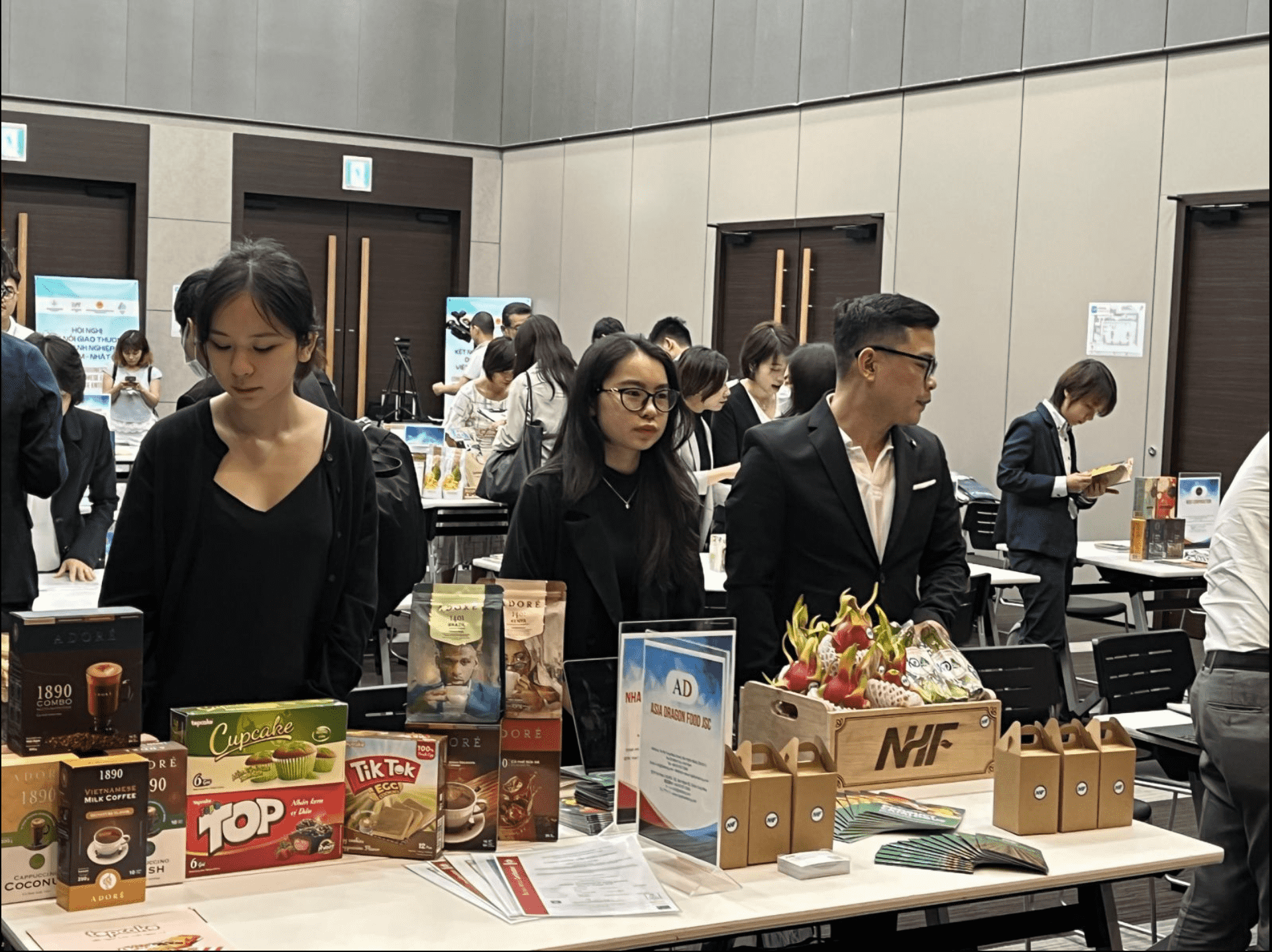 Nha Huynh Farm participated in the trade connection conference between businesses from Vietnam and Japan